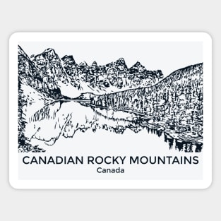 Canadian Rocky Mountains - Canada Magnet